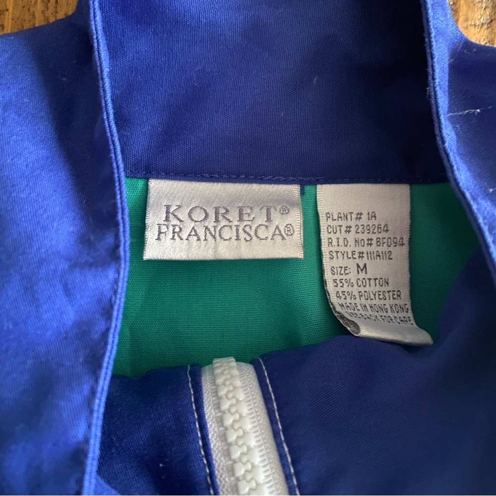 Vintage Tracksuit Patchwork Jacket With Embroider… - image 8